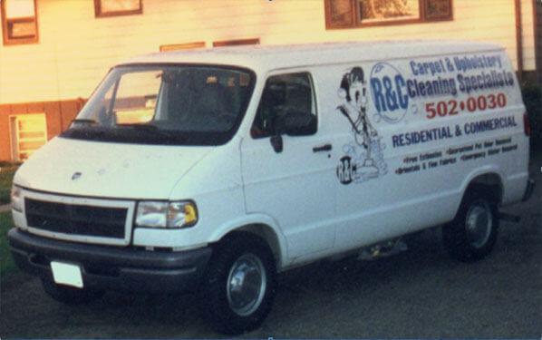 R&C Carpet & Upholstery Cleaning Specialist Truck