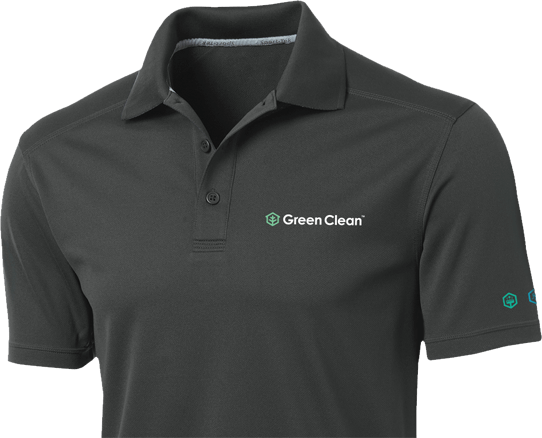 Green Clean polo shirt